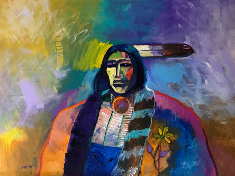 John Nieto Original Painting "High Bear" Available