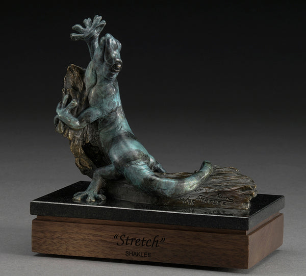 Kim Shaklee Bronze "Stretch" (Gecko)