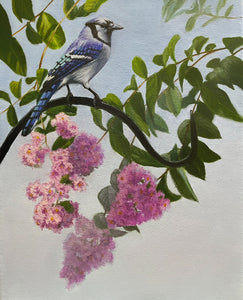 Deborah LaFogg painting "Pink Myrtles" Available