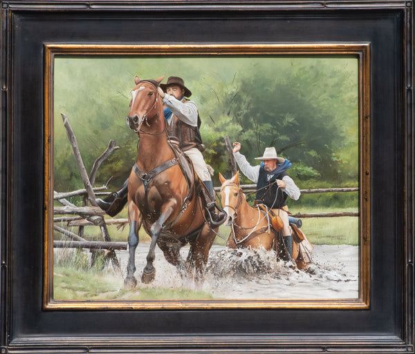 Lee Alban Painting "Higher Ground" New Original Available