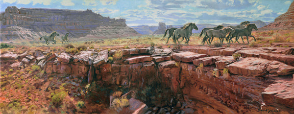 David Yorke Painting "Open Range" Available