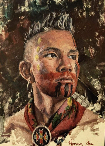 Hyrum Joe Painting "Pawnee War Paint" Available