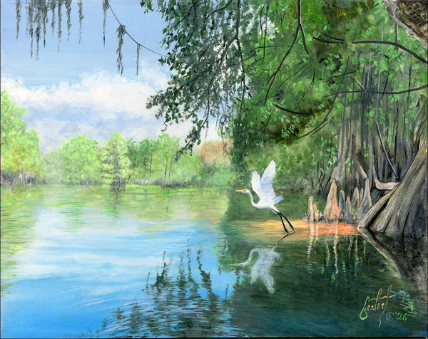 Peter R. Gerbert Painting "At the Edge of Paradise" New!