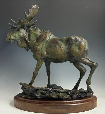 Sandy Scott Bronze "Bull of the Woods" Available