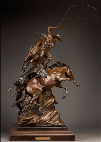 Dustin Payne Bronze "Spring on the Divide" Available