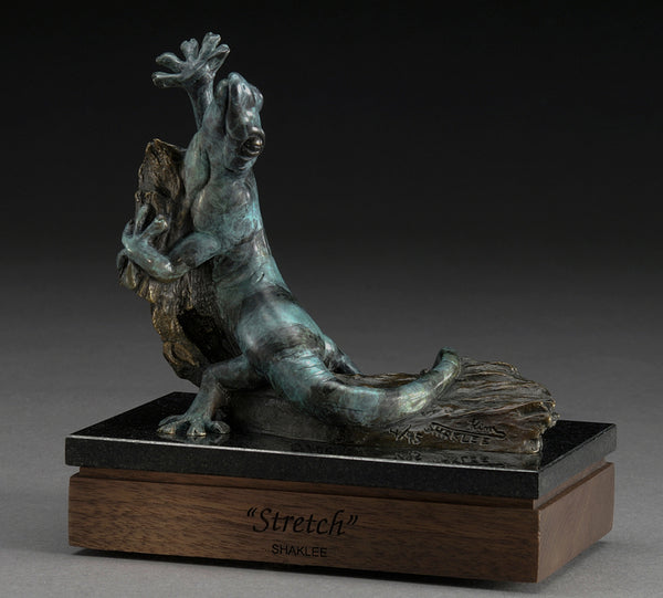 Kim Shaklee Bronze "Stretch" (Gecko)