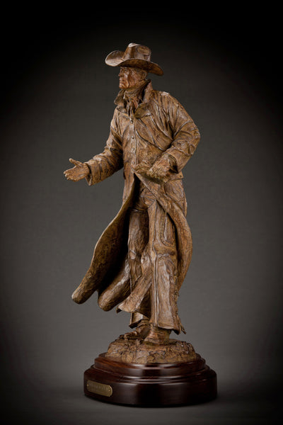 Bill Nebeker Bronze "The Measure of a Man" Available