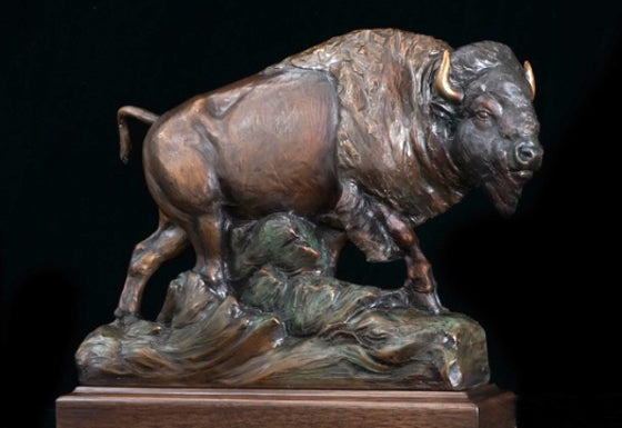 Veryl Goodnight Bronze "The Sage" Buffalo Available