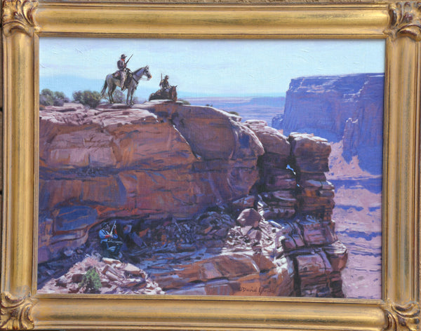 David Yorke Painting "The Searchers"