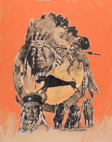 David Yorke Painting "The Way of the Hunt" New!