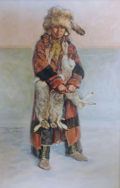 Tom Saubert Painting "Big Snow Moon" Available