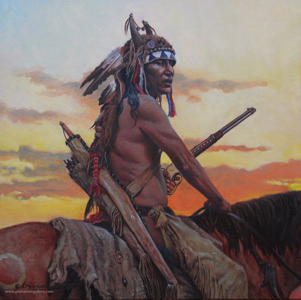 Steven Lang Painting "Twilight on the Plains"