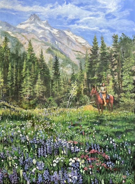 Victor Blakey Painting "Summer Mountain Meadow" Available