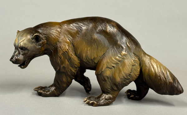 Raymond Gibby Bronze "Wolverine Crossing" New!