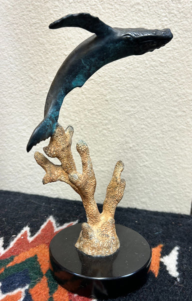 Wyland Bronze  "Freedom" Whale Breaching