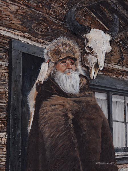 Denny Karchner Painting "The Buffalo Robe" Available