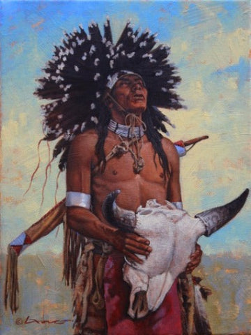 Steven Lang Painting "A Warrior's Vow"