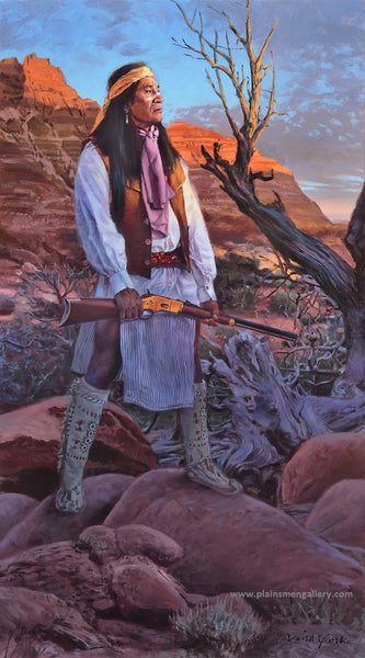 David Yorke Painting "Apache Defiance"