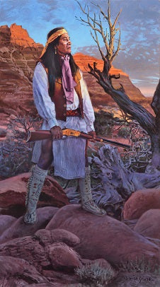 David Yorke Painting "Apache Defiance"