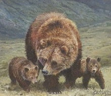 Alpine Bear Family by Bonnie Marris
