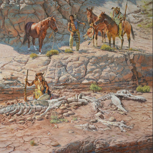 David Yorke Painting "Bones of the Ancient"