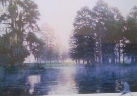 Charles Rowe print showing Florida Landscape