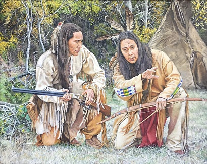Victor Blakey Painting "Cheyenne Brothers"