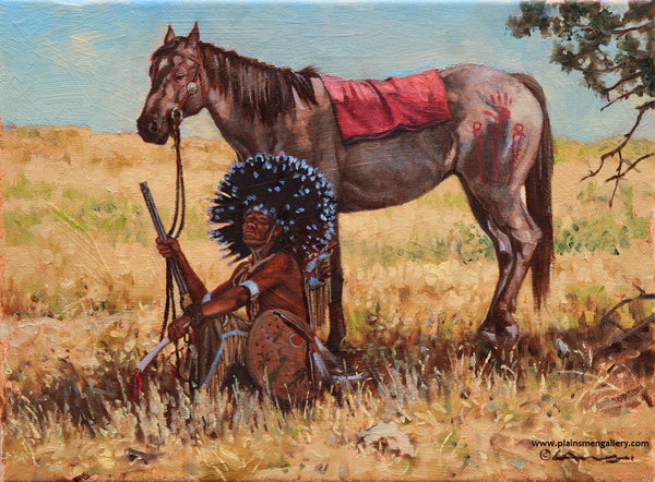 Steven Lang Painting "Cheyenne Shade"
