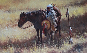 Steven Lang Painting "Fields of Honor"