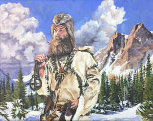 Victor Blakey Painting "Days of the Mountain Men"