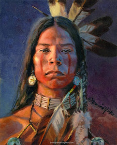 David Yorke Painting "Fearless Warrior"