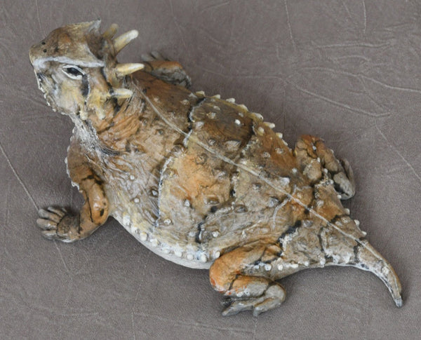 Horned Toad Bronze by Jim Eppler