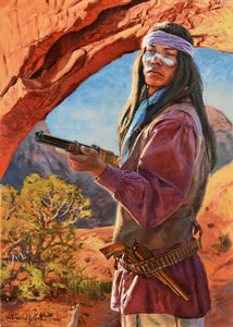 David Yorke Painting "Hostile Territory"