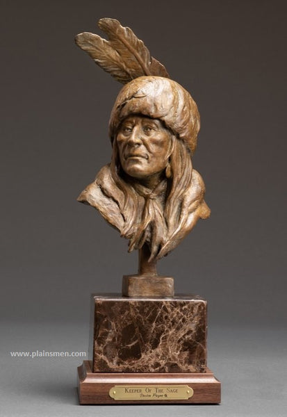 Dustin Payne Bronze "Keeper of the Sage"