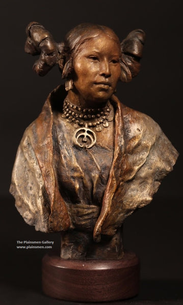 John Coleman Bronze "Maiden From Second Mesa"