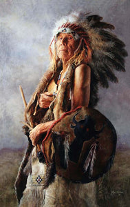 John Coleman Giclee "Monarch of the Buffalo Nation"