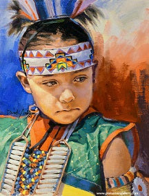 David Yorke Painting "Northern Traditional Dancer"