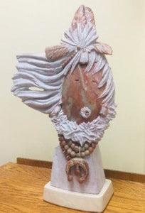Oreland Joe Sculpture "Yei" Ceremonial Mask