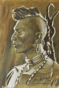 David Yorke Painting "Pawnee"
