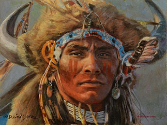 David Yorke Painting "Buffalo Medicine"