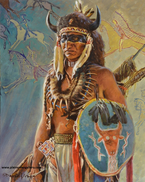 David Yorke Painting "Power of the Shield"
