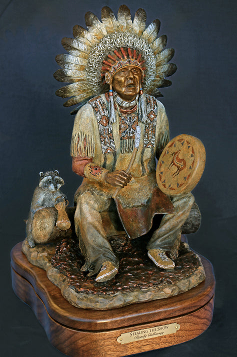 Randy Galloway Bronze Bust "Stealing the Show" Available