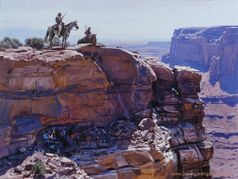 David Yorke Painting "The Searchers"