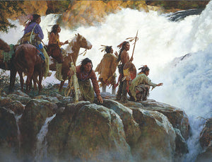 Howard Terpning Giclee "The Force of Nature Humbles All Men"