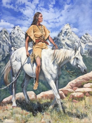 Victor Blakey Painting "A Wild Spirit"