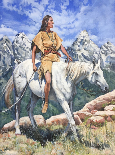 Victor Blakey Painting "A Wild Spirit"