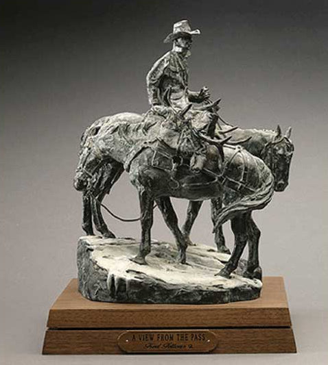 Fred Fellows Bronze  "A View From the Pass"