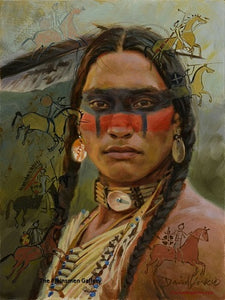 David Yorke Giclee "Visions of a Warrior"