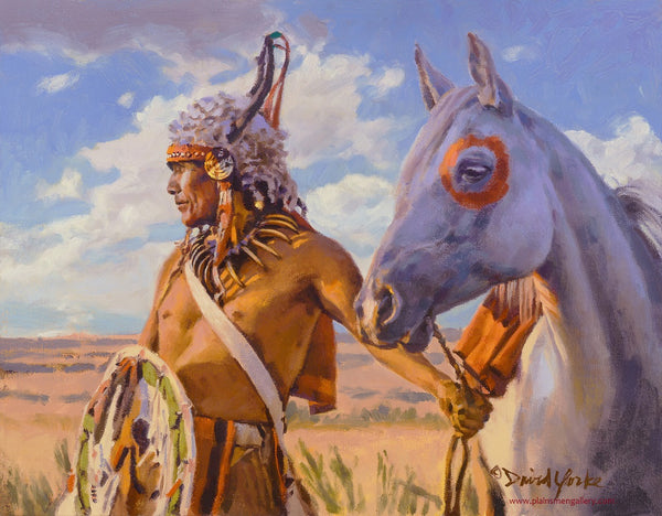 David Yorke Painting "When the Land Was Free"
