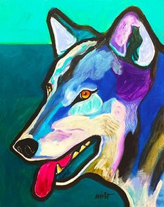 John Nieto Painting "Wolf Medicine"